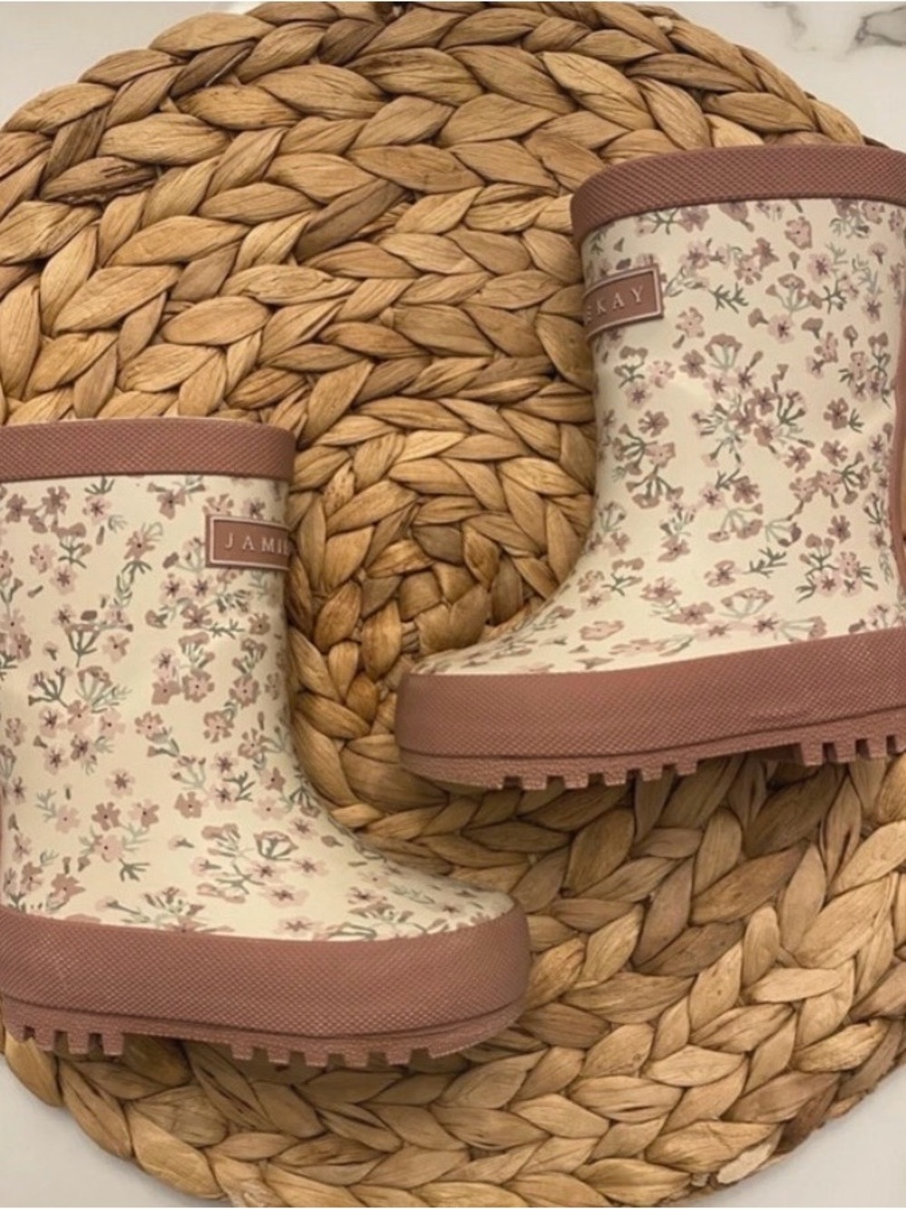 Jamie Kay OG Posy gumboots/rainboots size 4